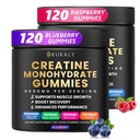Kreatin Monohydrat-Gummien für Männer und Frauen, 9000MG Creatine Gummies Sugar Free -BCAA 2:1, B12 B6 für Boost Strength, Focus & Endurance, Vegan, Non-GMO