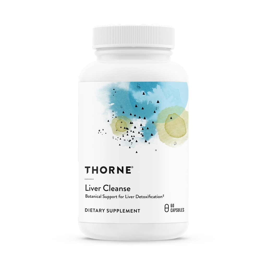 THORNE - Leberreiniger - Milchdistel & Berberine-Ergänzung mit Burdock & Chicory-Extrakten - Kräutermischung unterstützt die natürliche Entgiftungsfunktion der Leber* - Third-Party Certified - 60 Kapseln