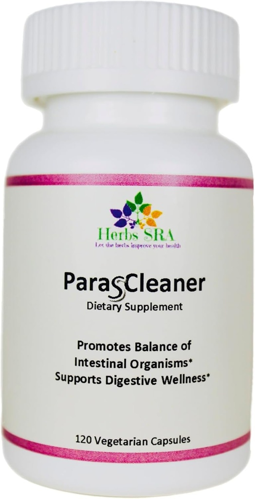 Papaya Seed, Wormwood, Black Walnut, Clove, Neem, Cleanser, Gut Health, Intestinal Detox, 120 Vegetarias Capsules