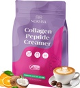 Collagen Protein Coffee Creamer Powder with Coconut MCT, Hyaluronic Acid, Vitamin C & Probiotics for Hair Skin and Nails, Gut Health, Non Dairy, Sugar Free, Keto, Chocolate, 17.64 Ounce (20 Servings)