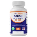 Vitamatic Chelat Boron (als Glycinate) 10mg 240 Tabletten - Unterstützt Hormonbilanz, Knochengesundheit & Connective Tissue