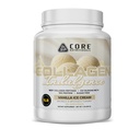 Core Nutritionals Collagen Indulgence | Hydrolyzed Collagen Peptides Type I & III | MCTs & Digestive Enzymes| Hair, Skin, & Nails | Bone & Joint Support | 24 Servings | 1 Pound (Vanilla Ice Cream)
