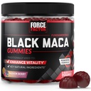 Kraftfaktor Black Maca Gummies, Black Maca Root, um die Vitalität bei Männern und Frauen zu verbessern, Energie und Kraft zu erhöhen, mit BioPerine für hohe Absorption, Delicious Passion Berry Flavor, 60 Gummies