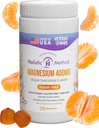 Magnesium Citrate Gummis - Zuckerfrei, Vegan und Non-GMO für bessere Schlaf und Entspannung - Kein Zuckeralkohol - Magnesium Supplement für Erwachsene, Jugendliche und Kinder - Tangerine - 240 Gummy