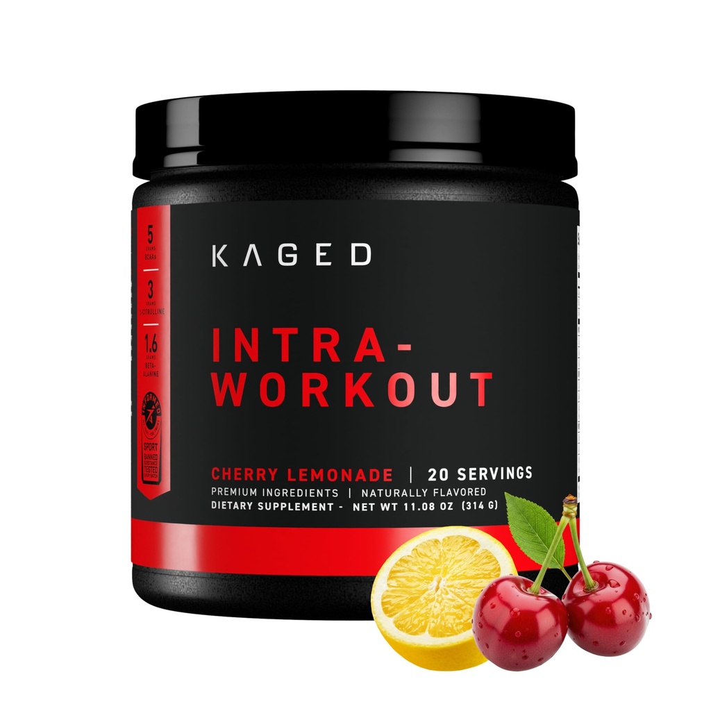 Kaged Intra-Workout Pulver | Cherry Limeade | BCAAs, L-Citrulline & Beta-Alanine für Ausdauer
