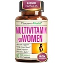 Vimerson Health Multivitamin for Women: Vitamins, Minerals and Bioavailable D3 for Focus and Energy Support – Daily Womens Multivitamins and Multiminerals – 60 Liquid Capsules