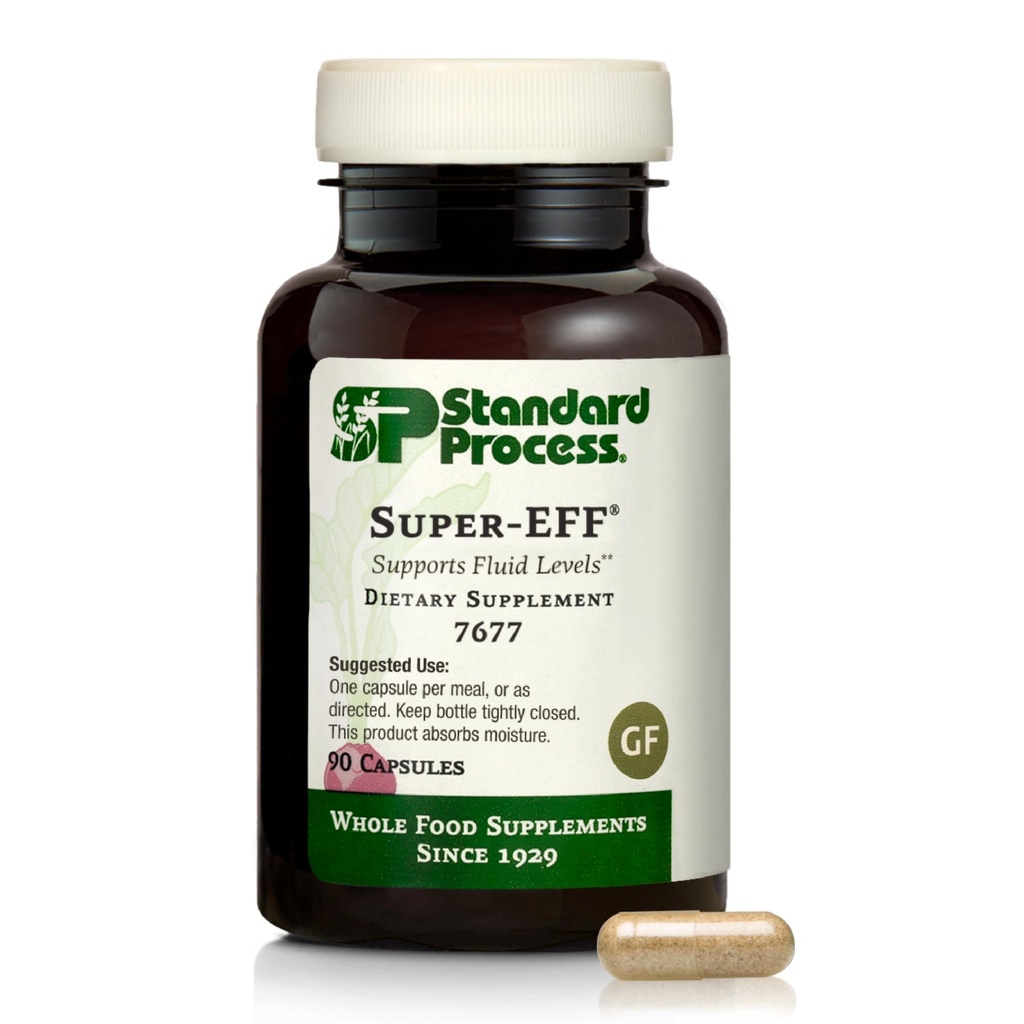 Standard Process Inc. Super-EFF - Ganze Lebensmittelenergie mit Flaxseed Oil und spanischem Moos - 90 Kapseln