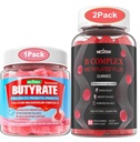 Nextdia Butyrate Gummies with Probiotic + Prebiotic + Postbiotic + Vitamin B Complex Gummies for Women