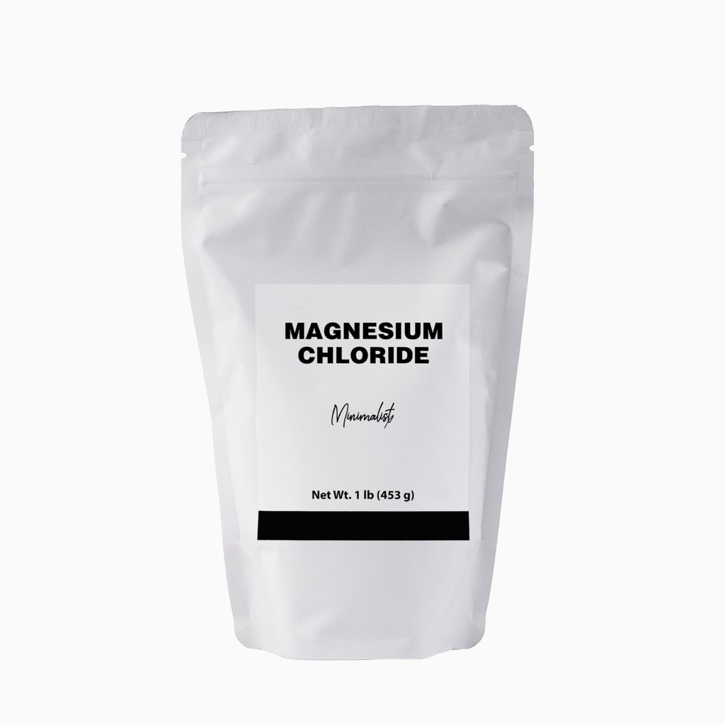 Minimalist Magnesium Chloride, for Relaxation and Muscle Soothing, Packaged for Convenience in a Resealable Bag (1 Pound)