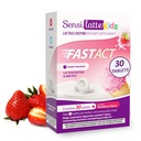 Lactase Enzyme 30 Tablets Strawberry - 9,000 FCC - Dietary Supplement - Quick Results for Dairy Ingestion, Fast Act with Quick Dissolve in Your Mouth - Sugar Free, Gluten Free - SENSILATTE
