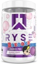 RYSE Loaded Pre Workout Powder - Bazooka Grape - Daily Pre-Workout für Männer und Frauen mit 390mg Koffein, Beta Alanine und Citrulline für Pumpe, Fokus und Energie - 30 Servietten