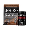 Jocko Fuel Whey Protein Powder Chocolate Creatine Bundle