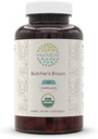 HerbEra Butcher's Broom USDA Organic 120 Capsules | Natural Herbal Supplement | Certified Organic Vegetarian Capsules and Organic Butcher's Broom (Ruscus aculeatus) Getrocknete Wurzel (120 Kapseln)