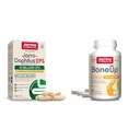 Jarrow Formulas Probiotics & Bone Support Supplement Bundle mit Jarro-Dophilus EPS 10 Billion CFU und BoneUp mit Vitamin D3, K2 & Calcium