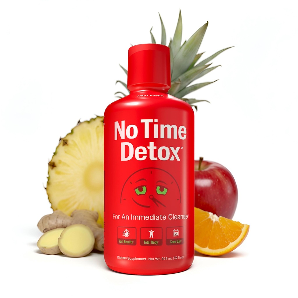 Same-Day Detox Cleanse Drink, Fast Acting - 32 oz - Fruit Punch - Professionally Formulated Herbal Detox Drink