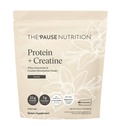 The 'Pause Life Protein + Creatine, Made with Creavitalis Creatine Monohydrate, Whey Protein, & BCAAs for Men and Women, Gluten Free, Low Sugar, Non GMO, Vanilla Flavor, 14 Servings, 17.8 oz