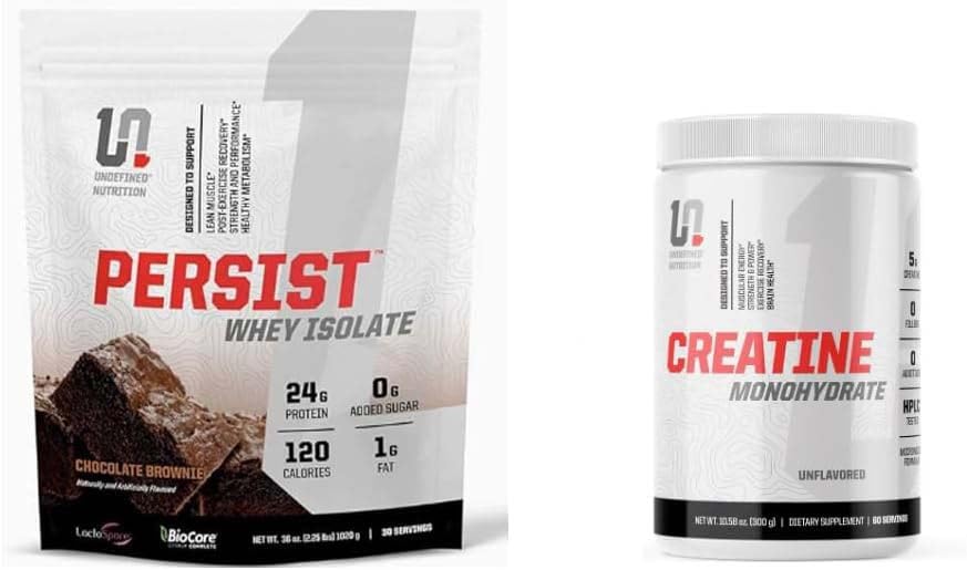Undefined Nutrition Persist Brownie + Creatine Monohydrate by Brian Shaw