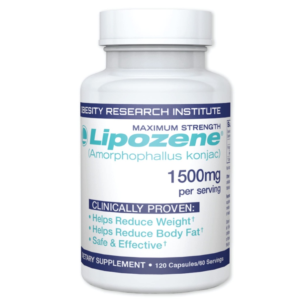 Lipozene MEGA Flasche - 120 Kapseln, Herstellung es Unsere Größte Größe verfügbar - Appetit Suppressant