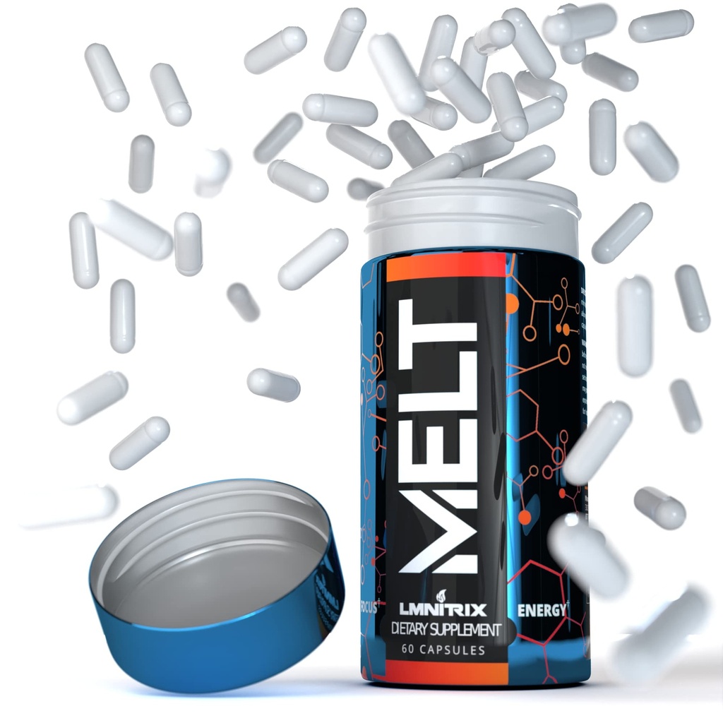 MELT EXT - Extreme Thermogenic Fat Burner - Leistungsstarke Gewichtsverlust Hilfe, Stärker als die meisten Diät Pillen - True Plateau Zerstörer - Lose Weight Fast für Männer und Frauen - Real Results - 60 caps