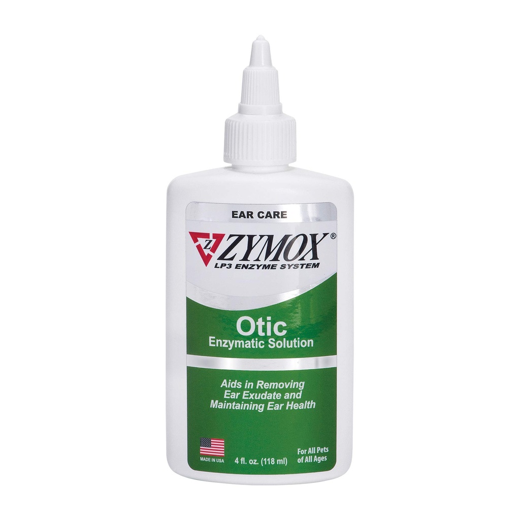 Pet King Marken Zymox Otic Enzymatic Lösung für Hunde und Katzen, um Ohr-Infektionen ohne Hydrocortison für Itch Relief zu beruhigen, 4oz