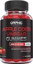 ORPHIC NUTRITION Apfel Apfelessig Gummi - 1000mg - ACV Weight Loss Gummis - Unterstützt Verdauung, Detox & Cleansing - VIT B12, Beetroot - Gomitas de Vinagre de Manzana (60 Stück)