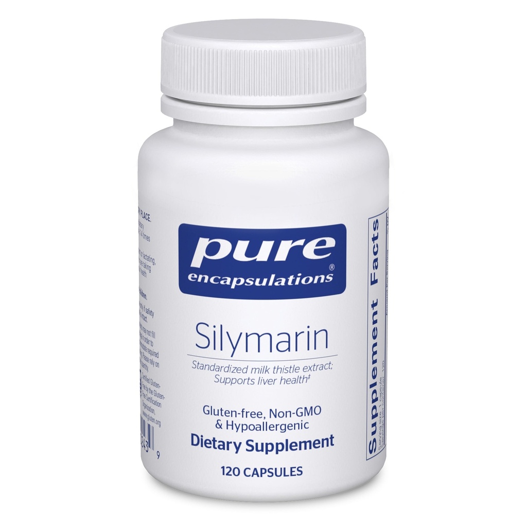 Reine Kapseln Silymarin - 250 mg Milchdistel pro Kapsel - Lebergesundheitsunterstützung - Antioxidantien Supplement - Non-GMO & Vegan - 120 Kapseln