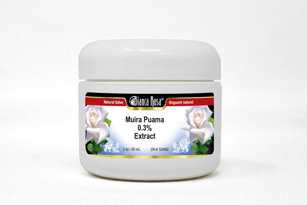 Bianca Rosa Muira Puama 0.3% Extrakt Salz (2 oz, Unscented, Natural, Unisex-Adult)