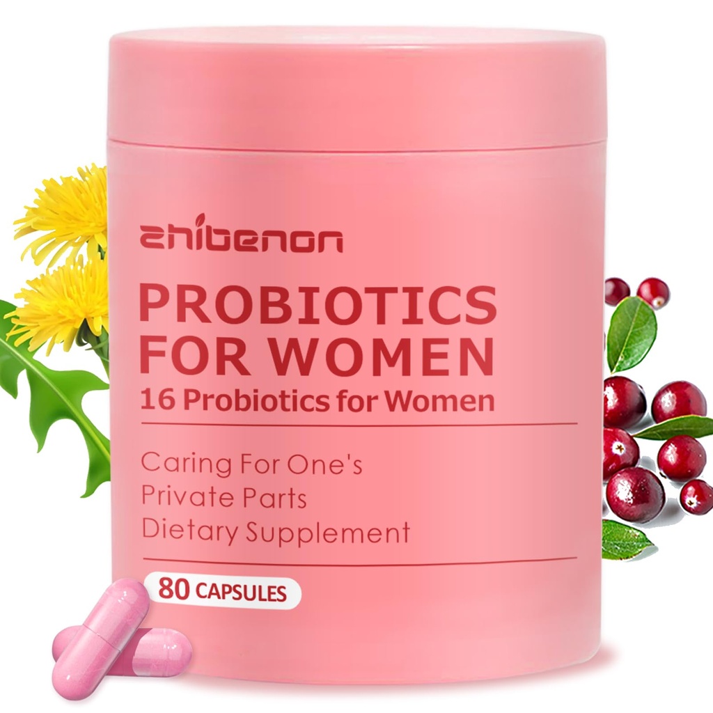 Premium Vaginal Probiotika - pH-Balance mit Präbiotika & Lactobacillus Probiotische Mischung - Vaginal Health Supplement - Fördern Sie gesunden Vaginalgeruch & Vaginal Flora, 80 Count (Paket von 1)