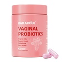 BAKAKOUL Vaginal Probiotika mit Präbiotika & Lactobacillus Probiotische Mischung pH-Balance für Frauen, Vaginal Health Supplement, Reduzieren Vaginal Geruch & Vaginal Flora, 100 Count (Paket von 1)