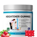 Heightener Gummies, Natural Height Growth Supplement für Teens und Erwachsene, erhöhen Knochenstärke mit Kalzium & Zink, Vitamin C, D, L-Arginin, 60 Gummy (1PCS)