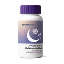 Melatonin 200mcg Dual Spectrum, 100% Drug Free Sleep Supplement, Low Dose Melatonin with Vitamin B6, Quick and Extended Release, Promotes Relaxation and Sleep Health, 60 Tablets Orally