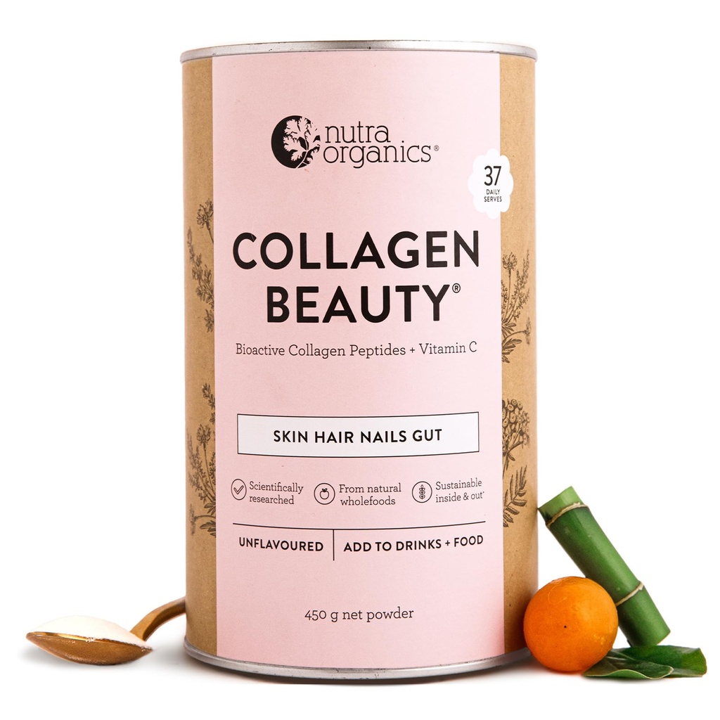 Nutra Organics Collagen Beauty Unflavoured 450G