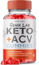 Genix Lab Keto ACV Gummies - Genix Lab for Advanced Weight Loss, Keto + ACV Gummy, Genix Lab Maximum Strength Supplement, GenixLab Gummies Reviews (60 Gummies)
