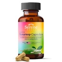 Serene Herbs Graviola Soursop Capsules Organic - Guanabana Extract Pills with Black Seed, Irish Moss & Moringa - 16 Herb Daily Supplements & Digestive Support - Vegan, Non-GMO (Pack of 1)