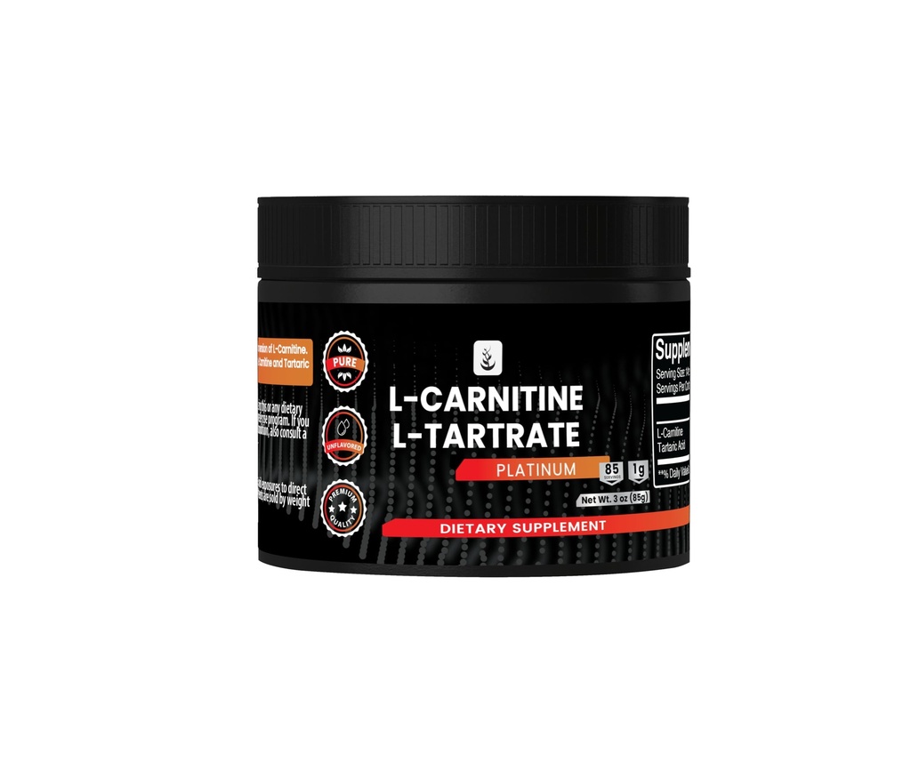 PURE ORIGINAL INGREDIENTS L-Carnitine L-Tartrate, 3 oz, Always Pure, No Fillers or Additives