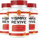 (3 Pack) Vismax Revive - Official VisMax Revive Support Eye Health & Vision Natural Premium Advanced Formula, VisMaxRevive Supplement Pills Multivitamin for Overall Wellness, 180 Capsules for 3 Months