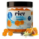 riev GABA Gummies – Honey Vanilla Flavor – with Vitamin B6, Magnesium, Chamomile, Lemon Balm & L-Theanine – Vegan, Sugar-Free, Non-GMO – Nighttime Relaxation Support – 30 Gummies