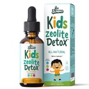 Zeolite Detox Drops for Kids - Gentle Micronized Clinoptilolite Liquid Supplement with Vitamin B12 C D to Clean Toxins for Children Toddlers - Orange Flavor Vegan Gluten-Free