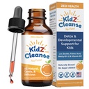 Zeolite Detox for Kids with Folinic Acid + Methyl B12 + D3 | Methylation + Heavy Metal Detox Support Supplement | Promotes Behavioral, Focus + Speech Development | Orange Flavor Liquid Drops – 2oz