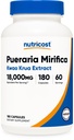 Nutricost Pueraria Mirifica 180 Capsules for 60 Servings Per Bottle - Kwao Krua Extract, Vegan, GMO-Free, Gluten-Free