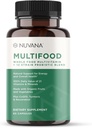 Multifood ganze Lebensmittel Multivitamin für Männer & Frauen | 21 Bio-Fruchten & Vegtables | Boosts Energie, unterstützt Gut & Immune Gesundheit | Präbiotics & Probiotics | 60 Kapseln