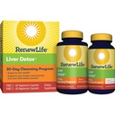 Renew Life Adult Cleanse - Liver Detox - 2-Part, 30-Day Program - Gluten & Dairy Free - 120 Vegetarian Capsules