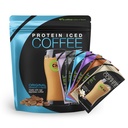 Chike High Protein Iced Coffee Sampler Pack and Original Bundle, 20 G Protein, 2 Shots Espresso, 1 G Sugar, Keto Friendly and Gluten Free, 14 Serving Bag and 6 Sample Packets, 20 Servings