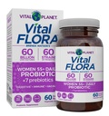 Vital Planet - Vital Flora Women Over 55 Daily Probiotic, 60 Billion CFU, Diverse Strains, Organic Prebiotics, Vaginal und Immununterstützung, Verdauungs-Gesundheitsprobiotika für Frauen 60 Kapseln