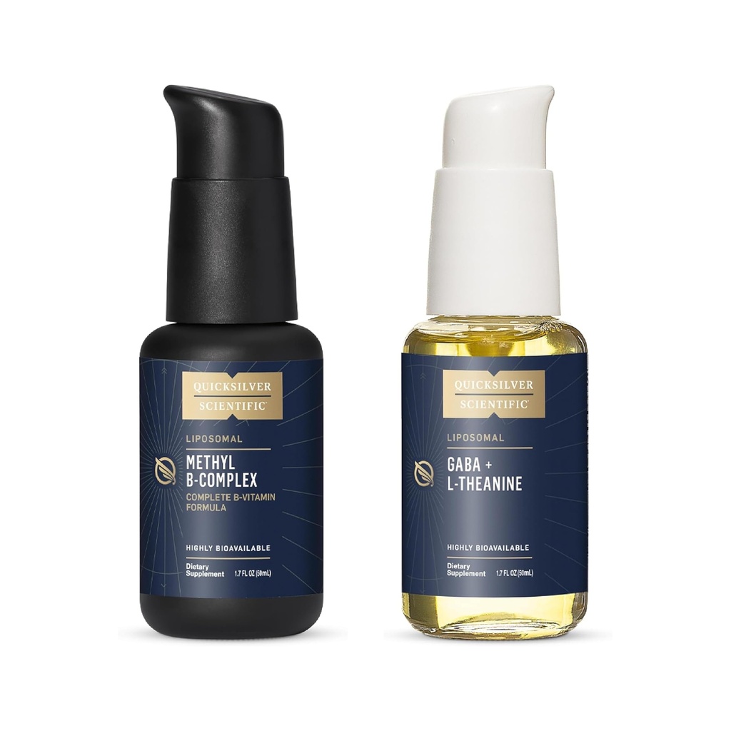 Quicksilver Scientific Methyl B Complex Liposomal GABA + L Theanine Bundle