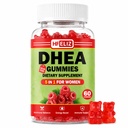 DHEA Supplement for Women, DHEA 25mg Gummies with B6, B12, Folate and Chasteberry for Energy Support, Vegan, Raspberry Flavor, 60 Count