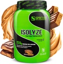 Spezies Nutrition Isolyze Whey Protein Powder, 100% Whey Isolate für Muskelaufbau, 27,5g Protein Per Scoop, kein Zucker & Low Fat (Chocolate Peanut Butter, 22 Portionen)