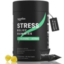 Stress Support Gummies for Kids & Adults, L-Theanine 400mg with Magnesium Glycinate, GABA & Ashwagandha, L Theanine Chewable Supplement for Relaxation, sleep, Calm & Focus, 120 Count, 60 Day Supply