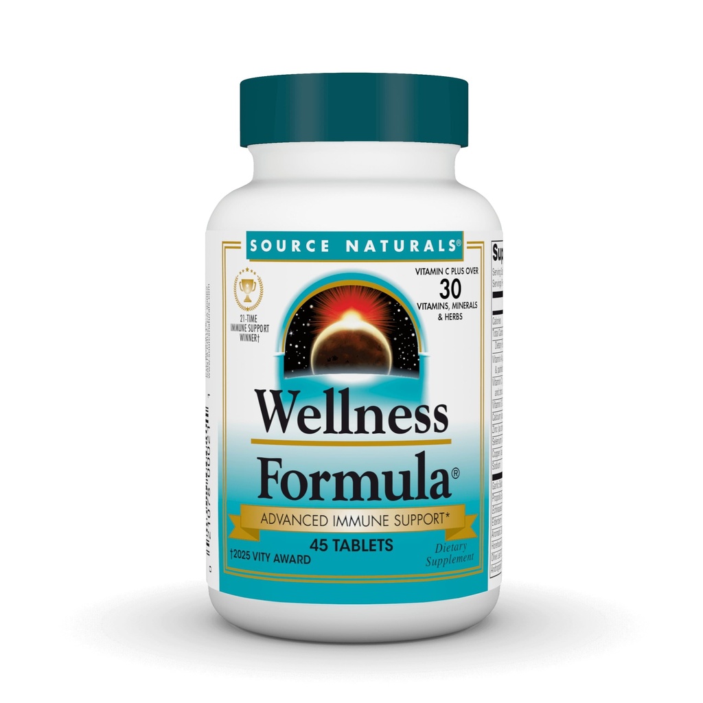 Quelle Naturals Wellness Formula Bio-Aligned Vitamins & Kräuterverteidigung - Immunsystem Support Supplement & Immunität Booster - 45 Tabletten
